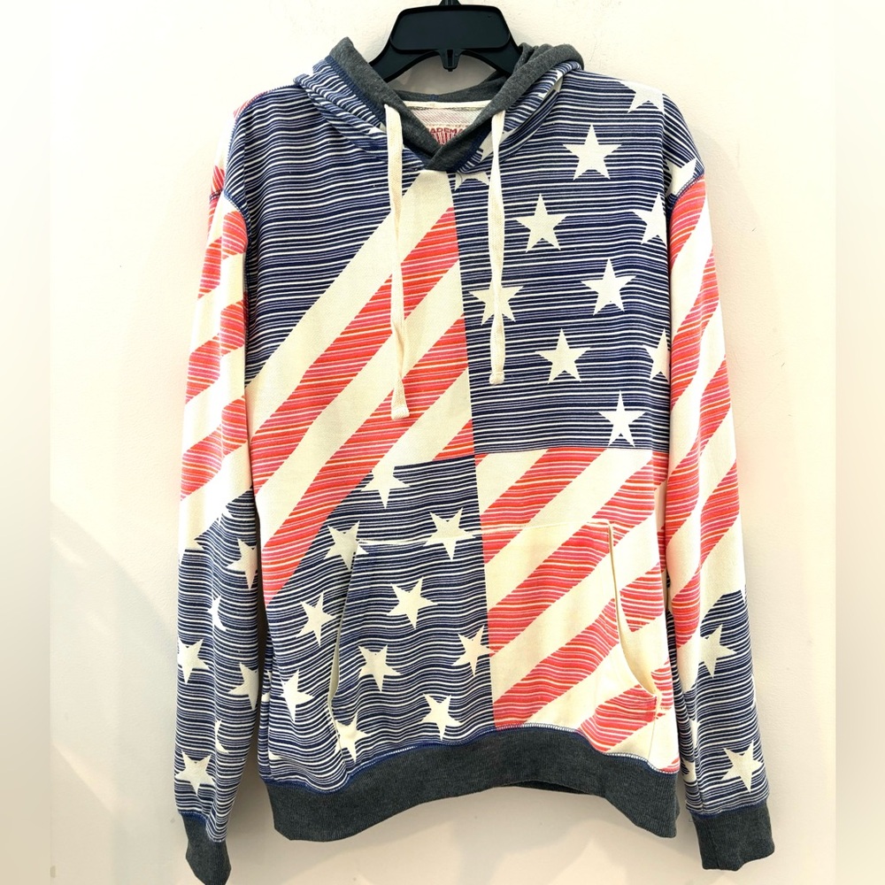 🌺Trademark Brooklyn Cloth Star Spangled Banner Hoodie Sweatshirt Size L
